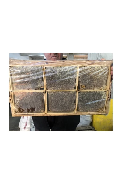 Aziz Dede Bal   Doğal Kara Kovan Petek Bal (450 G. - 500 G.) - 2