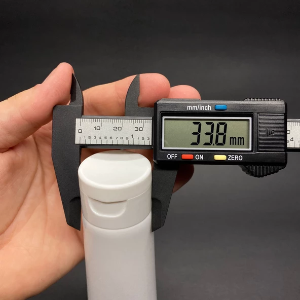 Beyaz Boş Krem Tüpü 100ml , Fliptop Kapaklı Merhem Tüpü ,  Beyaz Lipgloss Tüp 100 ml x 3 Adet - Resim 4