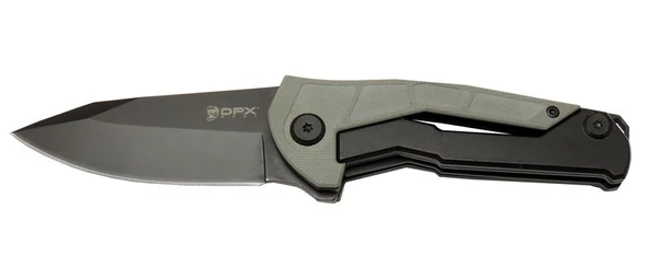 DpxGear Sugga 915B GRN Siyah Kamp / Outdoor Çakı 17,5cm - Yarı Otomatik, Kemerlikli, Kutulu