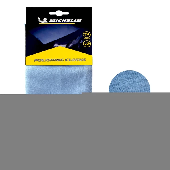 Michelin MC32484 32X32cm Mikrofiber Cilalama, Parlatma Bezi, 2 Adet