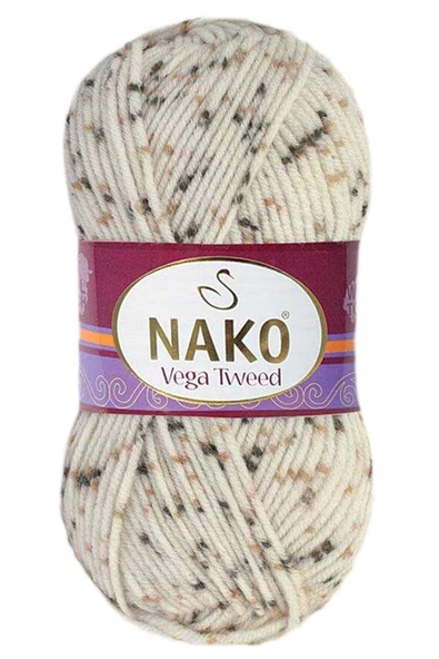 5 Adet Vega Tweed Premium Akrilik El Örgü İpi Yünü No: 35017 - 5