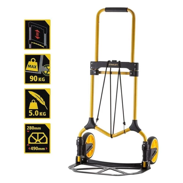 Stanley FT582 90Kg Katlanır El Arabası - 3