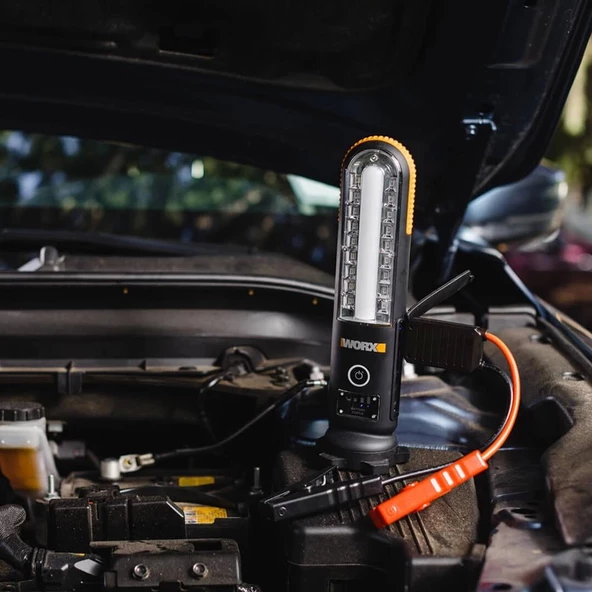 WORX WX852.1 12V 500Amp Lityum-Polymer Akü Takviye + Powerbank + Led Lamba - 3