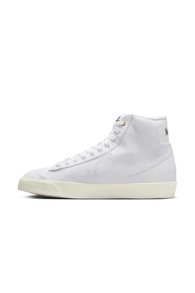 Blazer Mid '77 Canvas Kadın Sneaker Ayakkabı - Resim 4