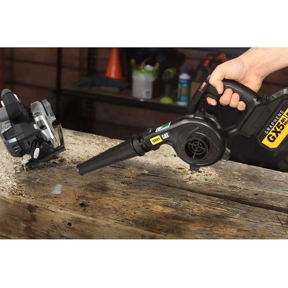 CAT DX91B 18Volt Profesyonel Devir Ayarlı Üfleyici + 5 Parça Aksesuar (Akü Dahil Değildir) - 10