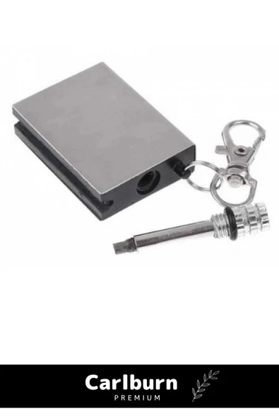 Özel Üretim Taşınabilir Pratik Kamp Doğa Av Günlük Rüzgarda Sönmez Metal Kibrit Anahtarlık - 2