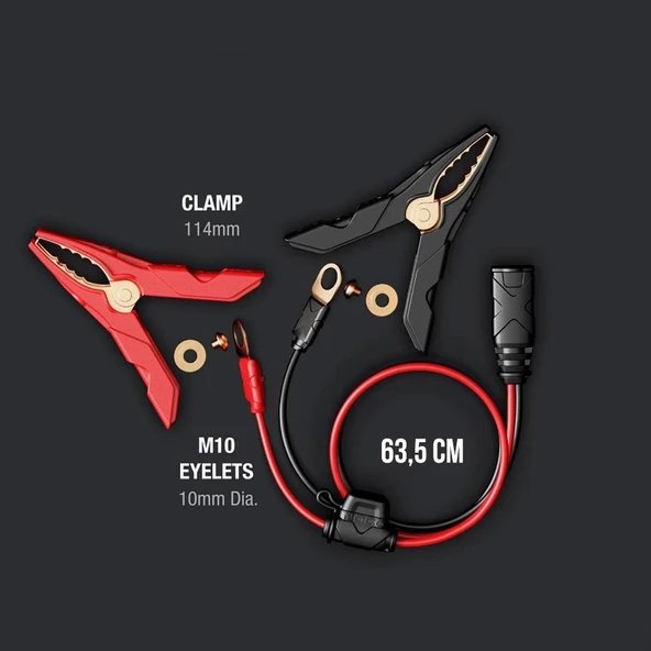 NOCO GC014 Maşalı Akü Bağlantı Kablosu - 7