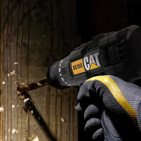 CAT DX155.1 18Volt/2.0Ah Li-ion Çift Akülü Profesyonel Şarjlı Darbeli Matkap - 7
