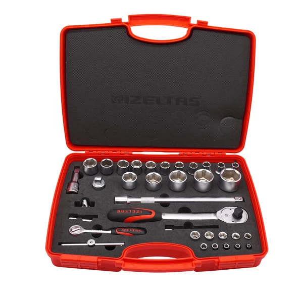 İzeltaş 1113001038 1/4''-1/2'' Altı Köşe Lokma Anahtar Takımı 35 Parça - 2