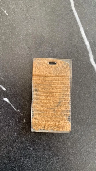 Tırtıklı Gold Renk Süslemeli Dikdörtgen Şekil Kitap Defter Ayracı El Yapımı Epoksi - 6