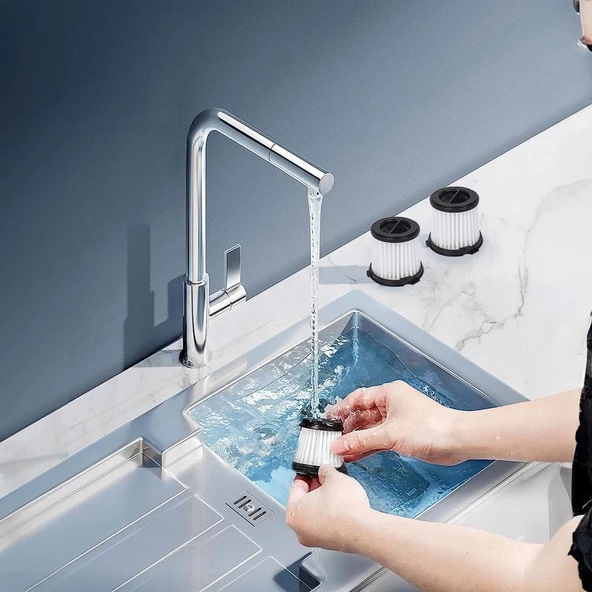 Worx WA6077 WX030 Şarjlı Süpürge İçin Yedek HEPA Filtre - 4