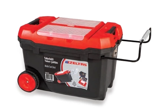 İzeltaş 8445331028 Tekerlekli Plastik Takım Çantası 28" - 2
