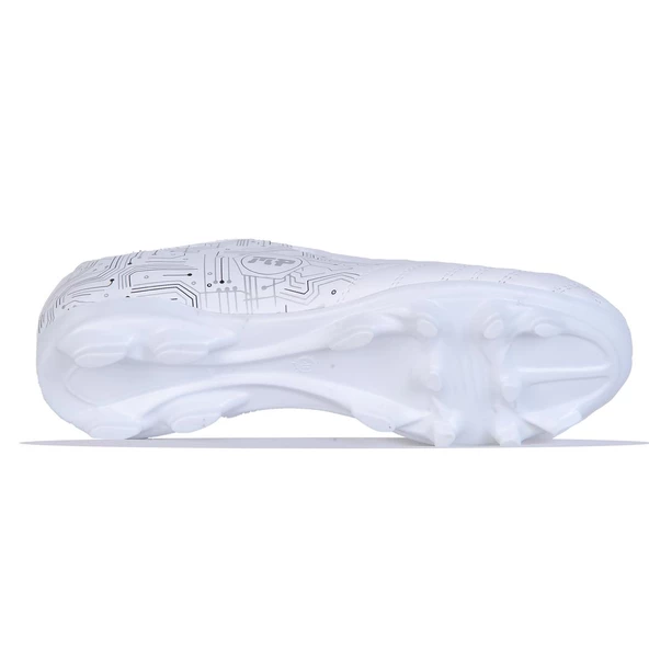 Mp 242-2109Mr Beyaz Erkek Çoraplı Krampon Çim Futbol Ayakkabı - Resim 3