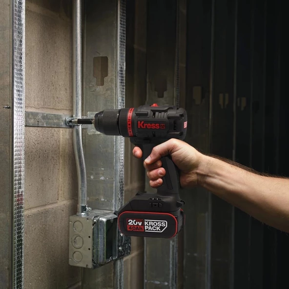 Kress KUA71.91 20Volt Kömürsüz Profesyonel Şarjlı Matkap (Akü Dahil Değildir) - 8
