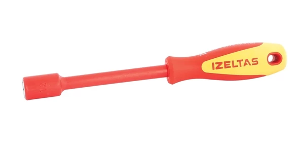 İzeltaş 4773190040 1000V Süngüsü İzoleli Lokma Uçlu Tornavida 4 mm - 2