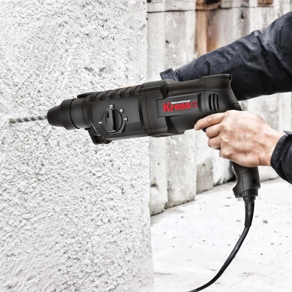 Kress KUX12P 850Watt 3.0J 26MM Profesyonel SDS-Plus Kırıcı/Delici - 8