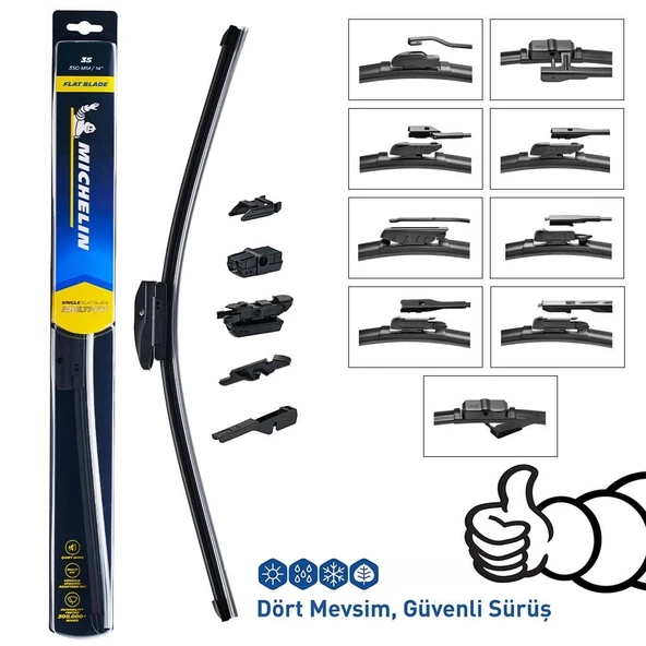 Michelin MULTIFIT™ MC33887 35CM 1 Adet Universal Muz Tipi Silecek - 5