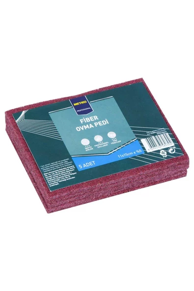 Professıonal Fiber Ovma Pedi 5li Bordo