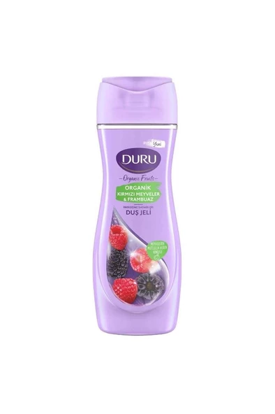 Duru Duş Jeli Organic Fruits Kırmızı Meyveler  and  Frambuaz 450 Ml