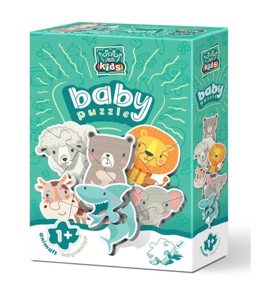 Bebek Eğitici Hayvanlar Puzzle ürün görseli