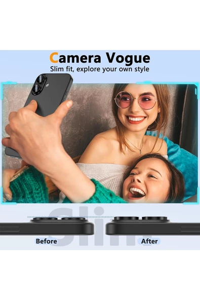 iPhone 16 / 16 Plus Safir Dayanıklı Görüntü Kalitesini Bozmayan Safir Lens Koruyucu - 8