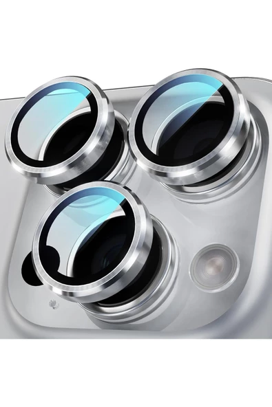 iPhone 16 Pro / 16 Pro Max Safir Dayanıklı Görüntü Kalitesini Bozmayan Safir Lens Koruyucu - 4