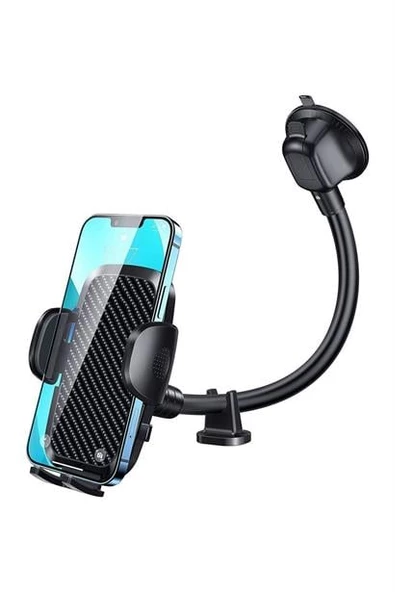 Telefon Tutucu Ayarlanabilir Vakum Kilitli Cam ve Torpidoya Takılabilen Tutucu - 12