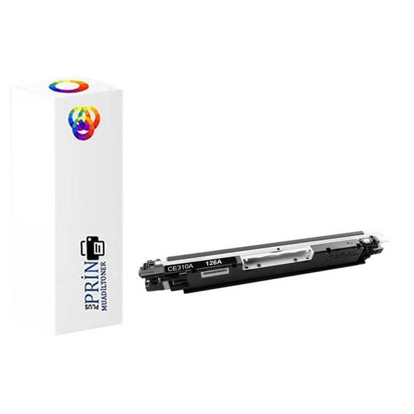 PlusPrint Hp Color-Mfp M176 UYUMLU Muadil Toner Siyah CE310 - Resim 2