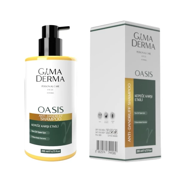 Üçlü Oasis Vegan Kepek Şampuanı Seti - 3