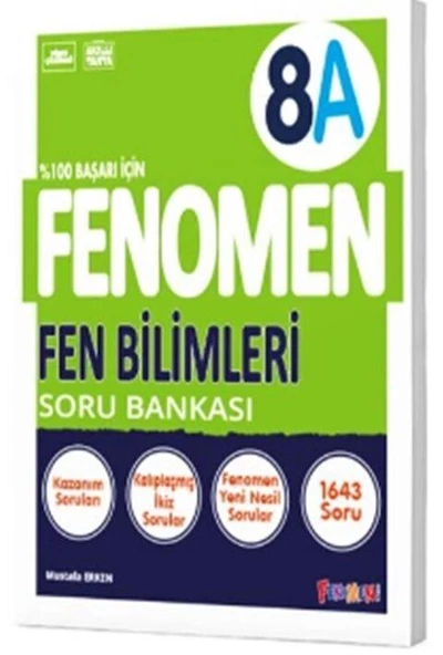 8. Sınıf Fen Bilimleri A Fenomen Soru Bankası Fenomen Okul Yayınları