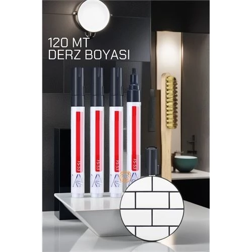 ModaCar SİYAH Derz Boyası 120 Metre