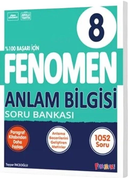 8. Sınıf Anlam Bilgisi Fenomen Soru Bankası Fenomen Okul Yayınları