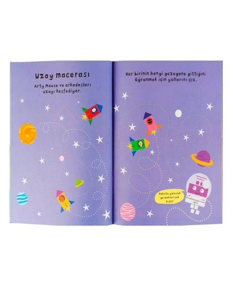 3-6 Yaş Arty Mouse Çizgi Etkinlikleri Eolo Yayınları - 4