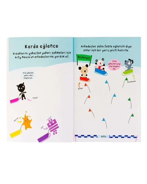 3-6 Yaş Arty Mouse Çizgi Etkinlikleri Eolo Yayınları - 3
