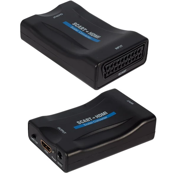 POWERMASTER PM-18588 1080P-720P SCART TO HDMI ÇEVİRİCİ ADAPTÖR