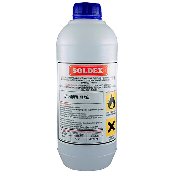 SOLDEX 1 LİTRE İZO PROPİL ALKOL