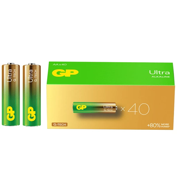 GP 15AU R6 ULTRA ALKALİN AA KALEM PİL (40LI PAKET FİYATI)