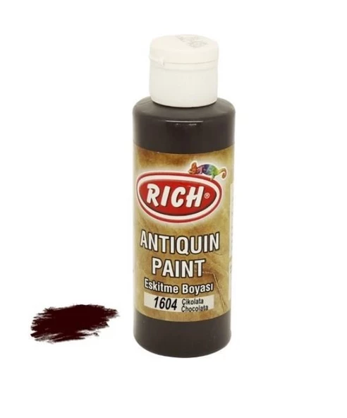 Rich 1604 Çikolata 120 ml Eskitme Ahşap Boyası