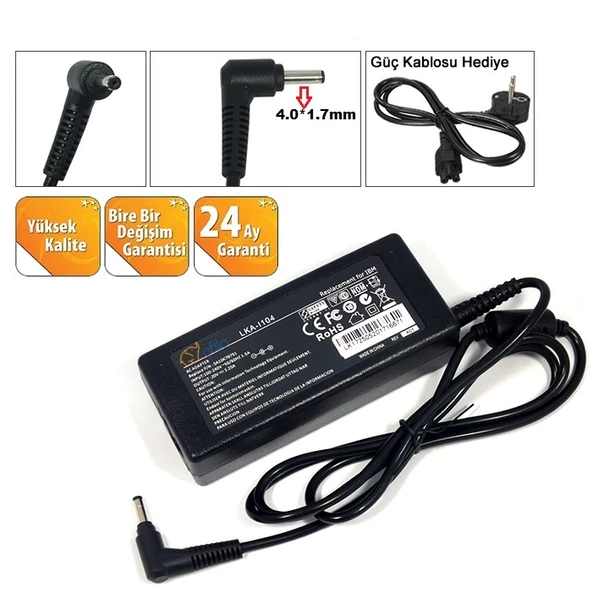 Lenovo ideaPad 5 82FE00K5TX Notebook Adaptörü, Şarj Aleti Cihazı (65W) - 3