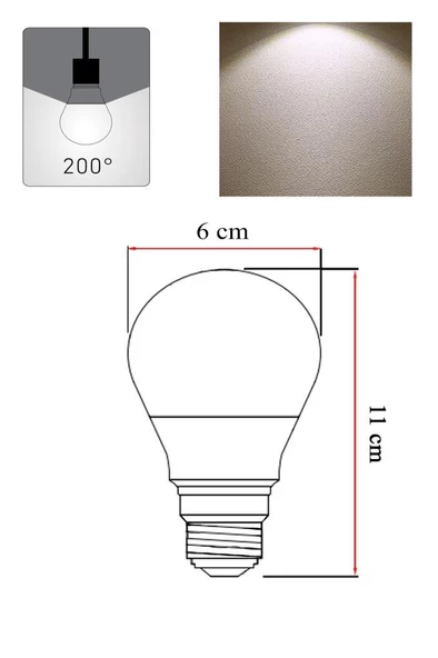 Panasonic 10,5W (75W) Led Ampul 4000K- Günışığı - 6 Adet - 2