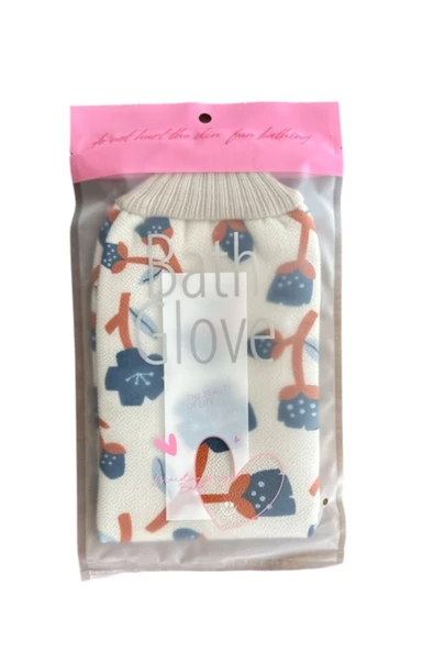 2 Fonksiyonlu Peeling Banyo Vücut Masaj Eldiveni Banyo Duş Eldiveni | Eldiven Banyo Lif ve Kese Masaj Eldiven ürün görseli