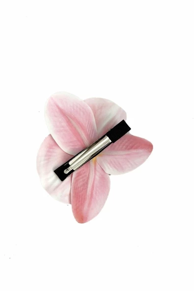 Orkide Çiçekli İnci Detaylı Aloha Yan Pens Toka 2 Adet - 4