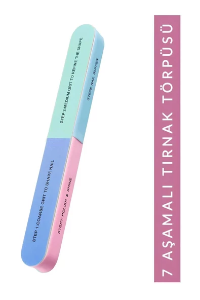 7 Aşamalı Kolay Kullanımlı Taşınabilir Tırnak Törpüsü