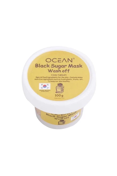 Ocean Black Sugar Mask Wash Off Soft Scrub ( Şeker Maskesi) - 2
