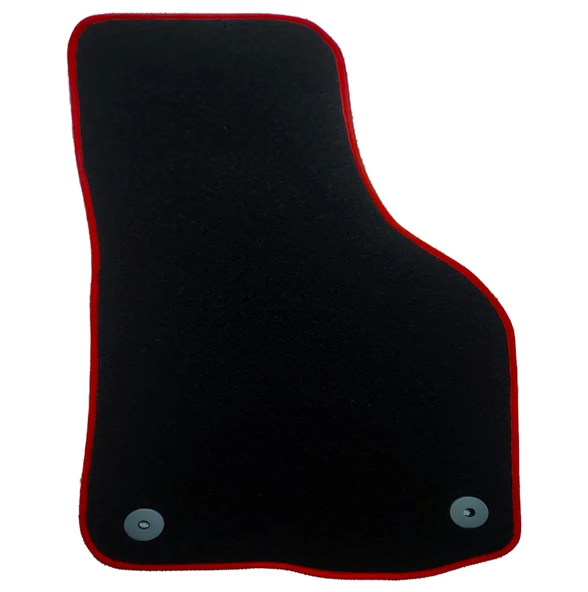 Rizline Volkswagen Golf 6 2009-2012 Halı Paspas R Logolu Kırmızı Kenarlı - 5