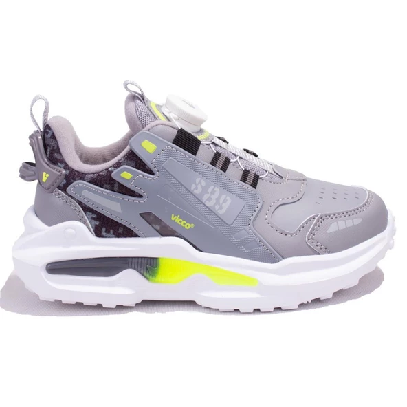 Vicco Code 346F24K329 Gri Ortopedik  Günlük Erkek Çocuk Spor Ayakkabı - 2