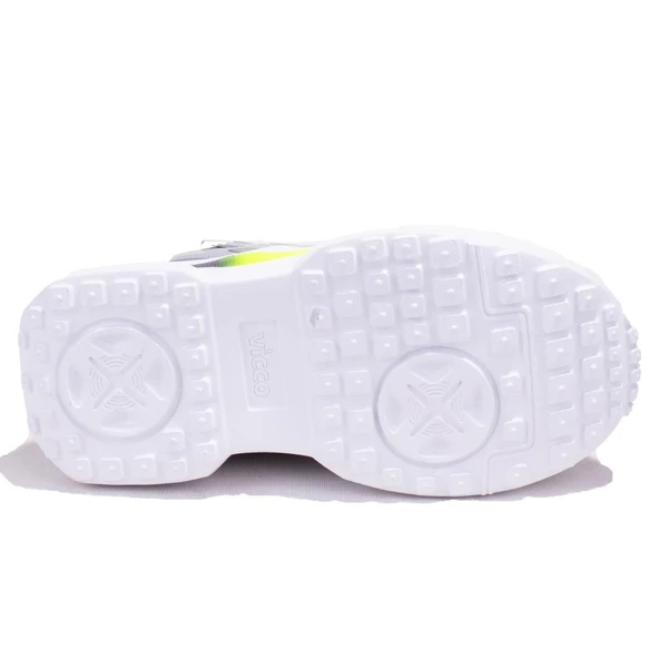 Vicco Code 346F24K329 Gri Ortopedik  Günlük Erkek Çocuk Spor Ayakkabı - 4