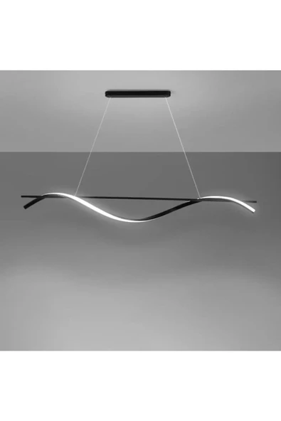 Demirkapı / 100 cm / Sarkıt Avize / Antrasit Gövde / 3 Renk Işık - 4
