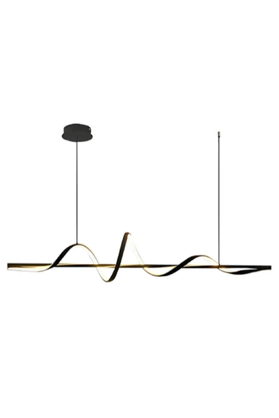 Burgaz / Sarkıt Avize / 120 cm / Antrasit Gövde / 3 Renk Işık - 3