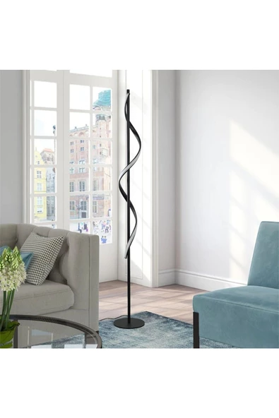 Enzo / 150 cm / Lambader / Antrasit Gövde / 3 Renk Işık